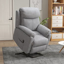Grey Electric Power Lift Recliner Chair with Massage for Elderly