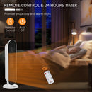 Ceramic Tower Heater with Remote Control - White, 1200W/2000W