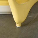 Yellow Foldable Baby Bathtub Set with Thermostatic Water Plug