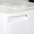 Compact 10L/Day Dehumidifier with Timer & Humidity Display - White