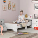 White Unicorn Toddler Bed for Kids 3-6 Years - 143 x 74 x 67cm