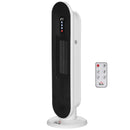 Ceramic Tower Heater with Remote Control - White, 1200W/2000W
