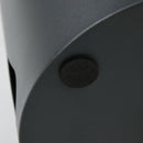 Dark Grey Freestanding Umbrella Holder with Hooks and Drip Tray