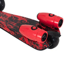 Red Kids 3-Wheel Adjustable Height Kick Scooter with Flashing Wheels and Music