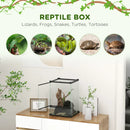 12L Reptile Vivarium Enclosure with Anti-Escape Design and Ventilation
