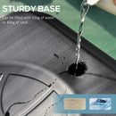 Adjustable Portable Basketball Hoop System - Black, Teens to Adults, 1.55-2.1m