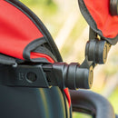 Red Kids Tricycle with Rotatable Seat & Adjustable Push Handle