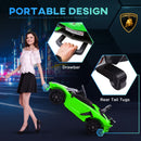 Green Lamborghini Style 12V Kids Electric Car with Butterfly Doors and Remote Control