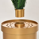 2FT Pre-Lit Fiber Optic Christmas Tree with Multi-Color LED Lights, Green