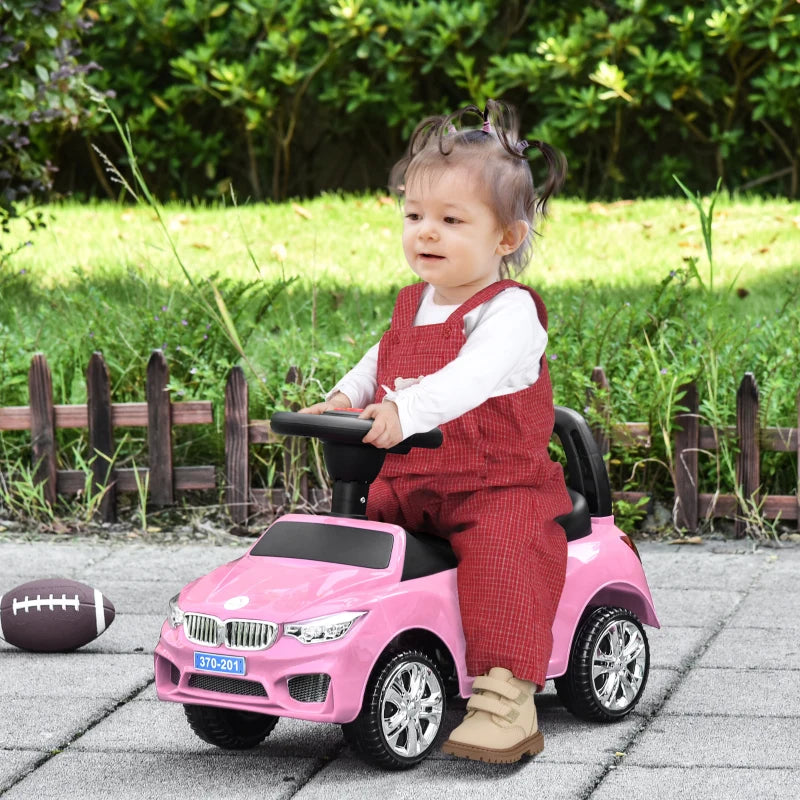 Baby Toddler Pink Ride-On Sliding Car