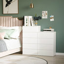 White 5-Drawer Storage Cabinet for Bedroom and Living Room