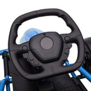 Blue Electric Drift Go Kart for Kids, 2 Speed Ride-On Racing Toy