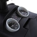 White Toddler Ride-On Car with Horn and Storage