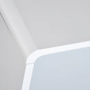 Wooden Nightstand with Drawer - White Scandinavian Style