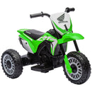 Green 3-Wheel Kids Electric Motorbike with Horn - Ages 18-36 Months