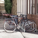 Silver Bike Storage Rack (5 Racks) - Floor/Wall Mount Bicycle Stand