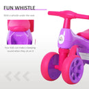 Violet Fuchsia Baby Balance Bike with Storage Bin
