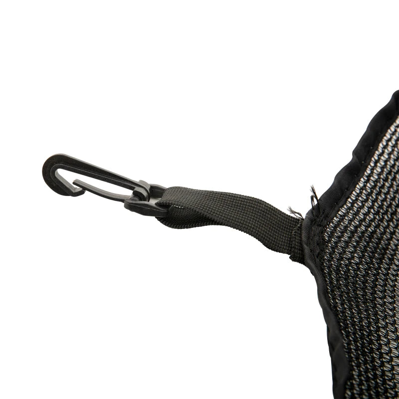 13ft Trampoline Safety Net Replacement - Black, Dual-Zip Enclosure Spare for 8-Pole Trampoline