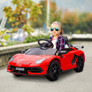 Red Lamborghini Style 12V Kids Electric Car with Butterfly Doors and Remote Control