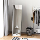 Black Full Length Floor Standing/Wall Hanging Mirror, 50x161.5cm