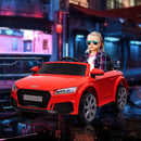 Red Audi TT Kids Ride-On Car with Remote Control and MP3 Player