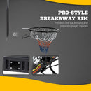 Red & Yellow Wall Mounted Mini Basketball Hoop Set for Teens & Adults