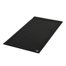 Non-Slip Black Exercise Equipment Mat 220 x 120cm