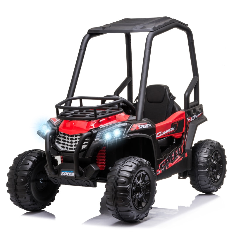 12V Kids Electric Off-Road UTV Toy Car in Blue for Ages 3-8