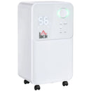 Portable Quiet Dehumidifier - 12L/Day Electric Air De-Humidifier (White)