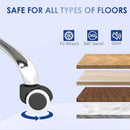 Grey Mesh Office Chair with Headrest, Lumbar Support & Armrest