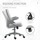 Grey Adjustable Height Mesh Back Work Chair - 44-53.5cm