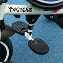 Blue Kids Tricycle with Rotatable Seat & Adjustable Push Handle