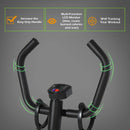 Compact Black Stepper with Resistance Bands and LCD Display