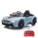 Blue Kids 6V Licensed BMW Ride-On Car