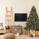 Black Electric Convector Heater - 2 Heat Settings, Adjustable Thermostat