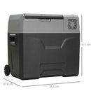 Portable 50L Car Fridge Freezer, Electric Cooler Box - 12/24V, -20°C