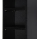Black Adjustable CD Media Display Shelf Set of 2