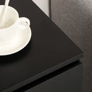 Modern Black 4-Drawer Storage Chest for Bedroom