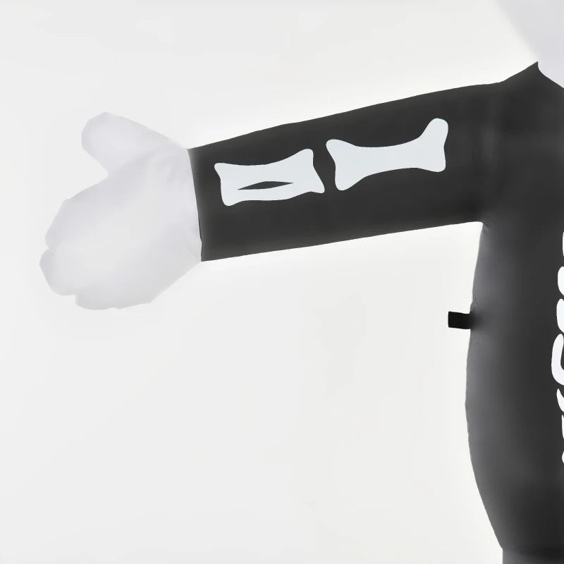 3m Halloween Inflatable Skeleton Ghost Decoration - Spooky Outdoor Light