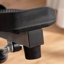 Silver and Black Adjustable Twist Stepper with LCD Screen