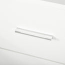 Modern White 2-Drawer Bedside Table Nightstand for Bedroom