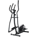 Black Elliptical Cross Trainer with 8 Levels Resistance & LCD Monitor