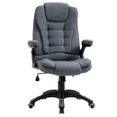 Dark Grey Ergonomic Office Chair with Armrests & Adjustable Height