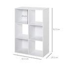 White 3-Tier Cube Storage Cabinet Organizer