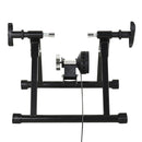 Foldable Indoor Bike Trainer Stand for 26"-28" or 650C, 700C Bikes - Black
