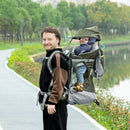 Blue Toddler Hiking Backpack Carrier with Canopy & Pockets