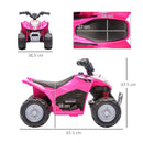 Pink Honda Licensed Kids Electric Quad Bike 6V Ride-On Car Toy