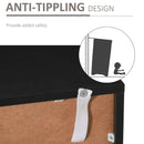 Black LED High Gloss Storage Cabinet with RGB Lighting