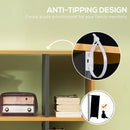 5-Tier Natural Wood Bookshelf with 13 Open Shelves