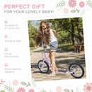 Pink Pneumatic 16" Tyres Stunt Scooter